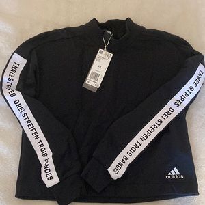 adidas crop sweater. XS (with tags)